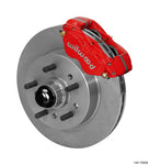 Wilwood Forged Dynalite Pro Front Kit 11.00in One Piece HP Hub and Rotor - Red