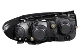 ANZO 2007-2007 Hyundai Santa Fe Projector Headlights w/ LED Black