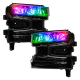 Oracle 19-21 Silverado/Sierra 1500 RGB Demon Eye Headlight Kit - w/o Controller