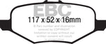 EBC 13+ Ford Explorer 3.5 Twin Turbo 4WD Ultimax2 Rear Brake Pads