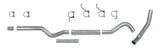 Diamond Eye KIT 4in Catback Single MFLR RPLCMENT PIPE SS CHEVY/GMC 6.6L 2500/3500 2006-2007.5