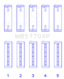 King Engine Bearings Nissan VK45DD/E/ VK50VE/ Vk56DE/VD (Size 0.25) Main Bearing Set