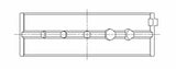 ACL Nissan SR20DE/DET GTiR Standard Size High Performance w/ Extra Oil Clearance Main Bearing Set -