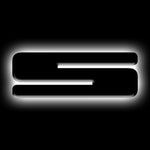 ORACLE Lighting Universal Illuminated LED Letter Badges - Matte Blk Surface Finish - S