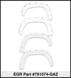 EGR 14+ Chev Silverado 6-8ft Bed Bolt-On Look Color Match Fender Flares - Set - Summit White