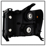 xTune GMC Sierra 07-13 Crystal Headlights Black HD-JH-GSIE07-AM-BK