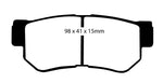 EBC 08-09 Hyundai Azera 3.3 Ultimax2 Rear Brake Pads