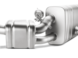 Akrapovic 12-15 Porsche Boxster (981) Slip-On Line (Titanium) w/ Titanium Tips
