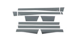 Putco 10-18 RAM 2500 Crew Cab 6.5in- 5.5in Wide w/o Factory Flares 12pcs Blk Platinum Rocker Panels