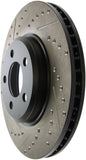 StopTech 05-13 Chrysler300/300C / 09-12 Dodge Challenger Front Right Drilled & Slotted Rotor