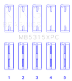 King Engine Bearings Mitsubishi 4G63/4G64 Coated Performance Main Bearing Set - Size STD