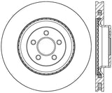 StopTech Cross Drilled Sport Brake Rotor - 2015 Ford Mustang w/ Brembo - Front Left