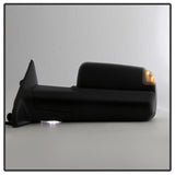 xTune Dodge Ram 1500 09-12 Extendable Heated Adjust Mirror Black Housing Left MIR-DRAM09S-PWH-L