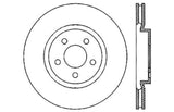 StopTech 05-09 Chrysler 300 (5.7L V8 exc SRT-8) Front Left Slotted & Drilled Rotor