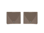 WeatherTech 13+ Lexus ES Rear Rubber Mats - Tan