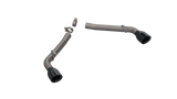 2010-2013 Chevrolet Camaro SS QTP Eliminator Axle Back Black Tips