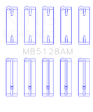 King Engine Bearings Isuzu 4XE1/4XF1/4XC1T (Size STD) Main Bearing Set