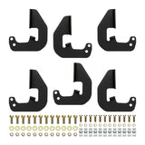 Westin 14-18 Chevrolet Silverado/GMC Sierra Crew Cab Outlaw Nerf Step Bars (Excl. Diesel) -Text. Blk