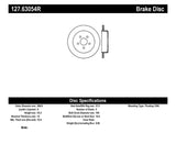 StopTech 03-09 Chrysler PT Cruiser Tur / 03-05 Dodge Neon SRT-4 Rear Right Slotted & Drilled Rotor