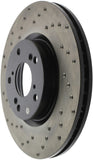 StopTech 06-08 Honda Civic Si Cross Drilled Right Front Rotor