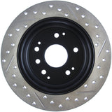 StopTech 04-08 Acura TL / 03-09 Honda Element Slotted & Drilled Right Rear Rotor