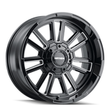 Mayhem 8115 Apollo 20x9 / 8x165.1 BP / 0mm Offset / 125.2mm Hub Black w/ Milled Spokes Wheel