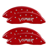 MGP 4 Caliper Covers Engraved Front & Rear MGP Yellow finish black ch