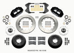 Wilwood Narrow Superlite 6R Front Hub Kit 14.00in WWE ProSpindle (5x4.75in 5x5.00in Hub)