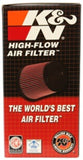 K&N Replacement Unique Oval Tapered Air Filter for Porsche 13-14 Boxster/2014 Cayman 2.7L/3.4L H6