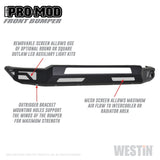 Westin 2019 Dodge Ram 1500 ( Excludes 1500 Classic & Rebel Models ) Pro-Mod Front Bumper - Text. Blk