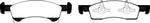 EBC 02-06 Ford Expedition 4.6 2WD Ultimax2 Front Brake Pads