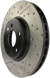 StopTech Power Slot 09-10 Audi A4/A4 Quattro / 08-10 A5 / 10 S4 Front Right Drilled & Slotted Rotor