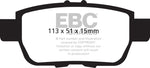 EBC 09-14 Acura TL 3.5 Ultimax2 Rear Brake Pads
