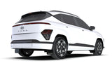 Rally Armor 24-25 Hyundai Kona/Kona EV Black UR Mud Flap w/White Logo