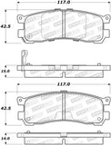 StopTech Street Brake Pads - Rear