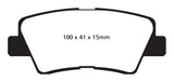 EBC 09-11 Hyundai Azera 3.3 Ultimax2 Rear Brake Pads