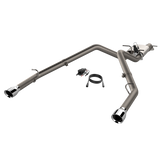 2019-2024 Ram 1500 QTP Screamer Split Rear Exit Cat Back