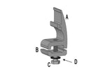 Thule 05-15 Toyota Tacoma Adapter Fitting Kit (Req. for Xporter Truck Rack) - Silver