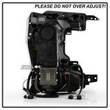Spyder Apex 20-22 Ford F250/F350 (Halogen) High-Power LED Headlights - Black PRO-YD-FS20HALAP-SEQ-BK