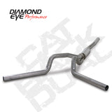 Diamond Eye KIT 4in Catback DUAL SS: 2006-2007.5 CHEVY/GMC 6.6L 2500/3500