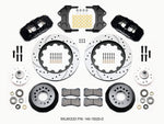 Wilwood AERO6 Front Hub Kit 15.00 Drilled WWE ProSpindle