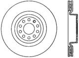 StopTech 06-13 Audi A3/08-09 TT / 06-09 VW GTI Mk V Cryo-Stop Left Front Drilled Rotor