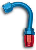 Russell Performance -16 AN Red/Blue 150 Degree Full Flow Swivel Hose End (With 1-1/2in Radius)