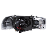 ANZO 1999-2006 GMC Sierra 1500 Projector Headlights w/ U-Bar Chrome
