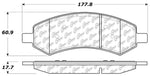 StopTech 07-17 Jeep Wrangler / 07-09 Dodge Durango Truck & SUV Brake Pads - Front