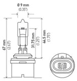 Hella Bulb 885 12V 50W PG13 T3.25