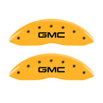 MGP 2 Caliper Covers Engraved Front GMC Yellow Finish Black Characters 2004 GMC Canyon