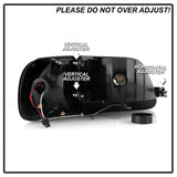 xTune Ford F150 97-03 Crystal Headlights w/ Clear LED Corners Smoke HD-ON-FF15097-LED-SET-SM