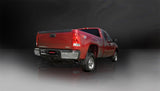 Corsa 2009-2013 GMC Sierra 4.8L V8 3in Cat-Back Single Side w Twin 4in Black Pro-Series Tips