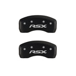 MGP 4 Caliper Covers Engraved Front Acura Engraved Rear RSX Red finish silver ch